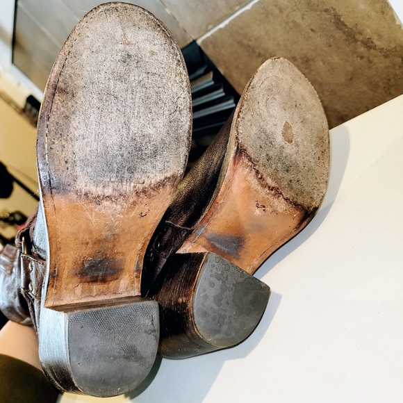 Frye Brown Heeled Boots - Picture 8 of 14